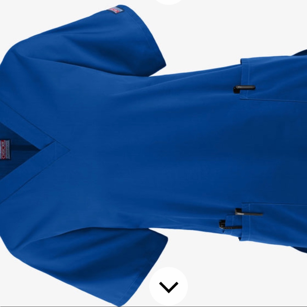 Cherokee Scrub Top in Galaxy Blue
